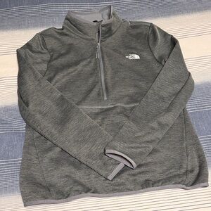 Women’s The North Face Charcoal Quarter-Zip Fleece